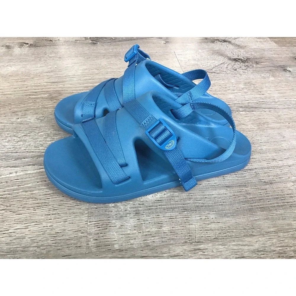 Chaco Ocean Blue Chillos Sport Strappy Adjustable Sandals Kids Size 6